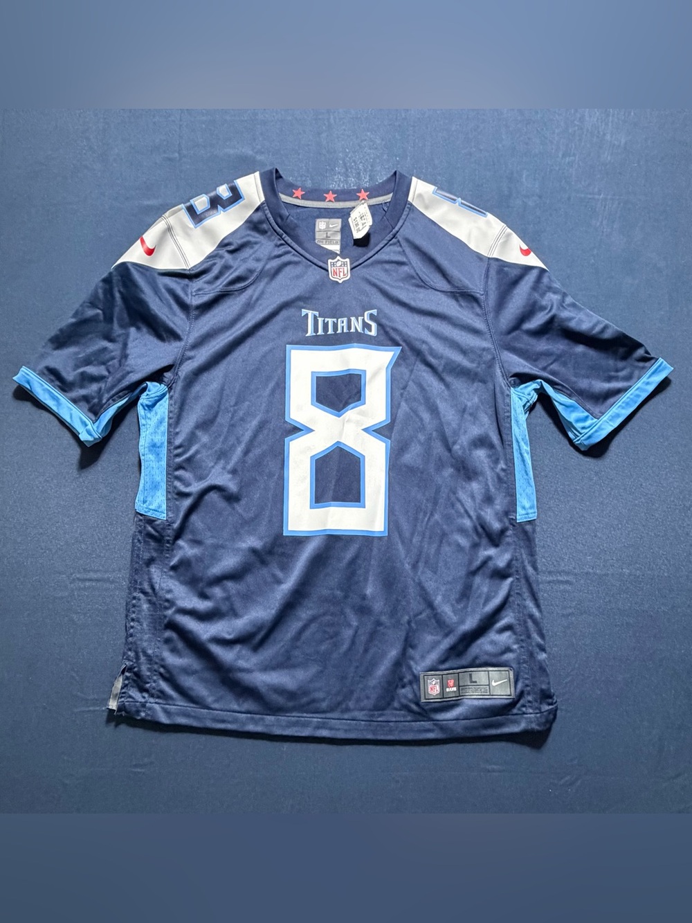Nike 100% Polyester Size Large NWT Tennessee Titans Will Levis Jersey